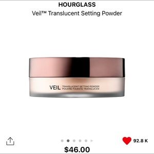 Hourglass setting powder